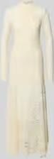 Rabanne Maxi-jurk van kant met stretch