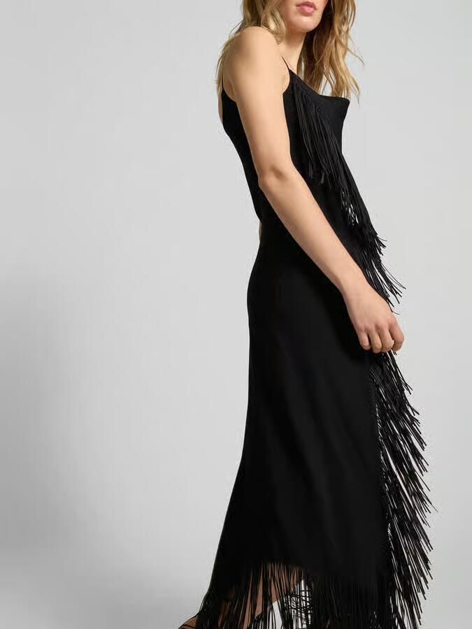 Rabanne Midi-jurk met franjes