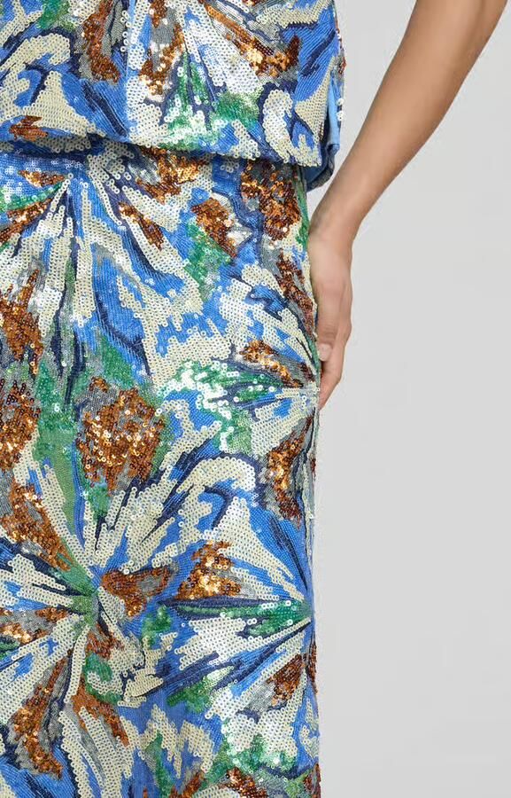 Rabanne Midirok met all-over pailletten