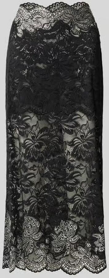 Rabanne midirok model 'D-ROCK' met kant