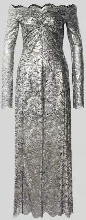 Rabanne Off shoulder-jurk van kant - Foto 2