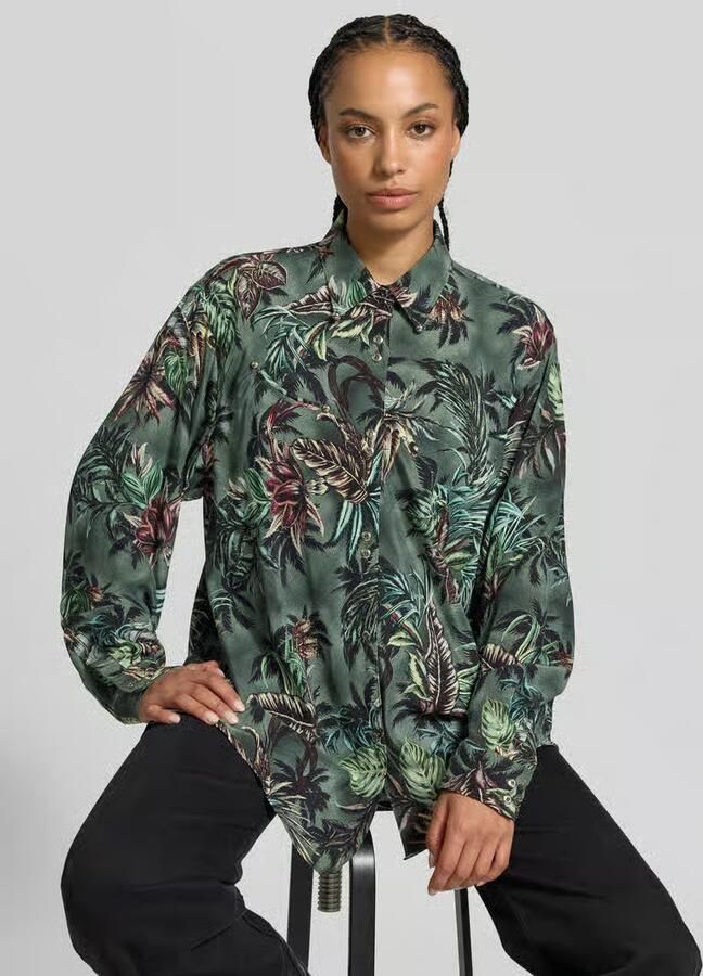 Rabanne Overhemdblouse met all-over bloemenmotief - Foto 2