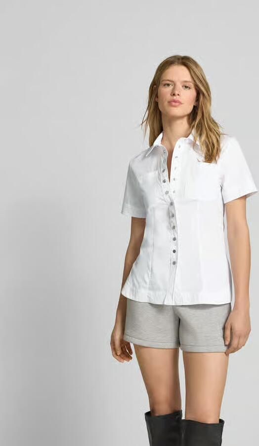 Rabanne Overhemdblouse met drukknoopsluiting - Foto 3