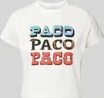 Rabanne Regular fit t-shirt met statementprint