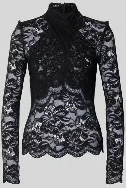 Rabanne Slim fit blouse van kant - Foto 2