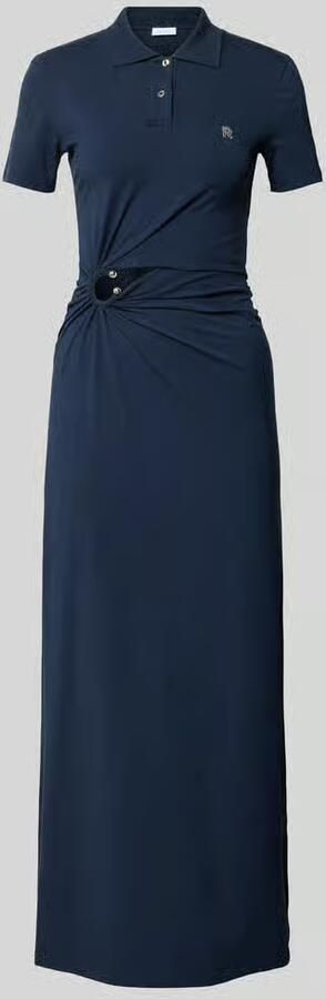Rabanne Slim Fit maxi-jurk met polokraag - Foto 2