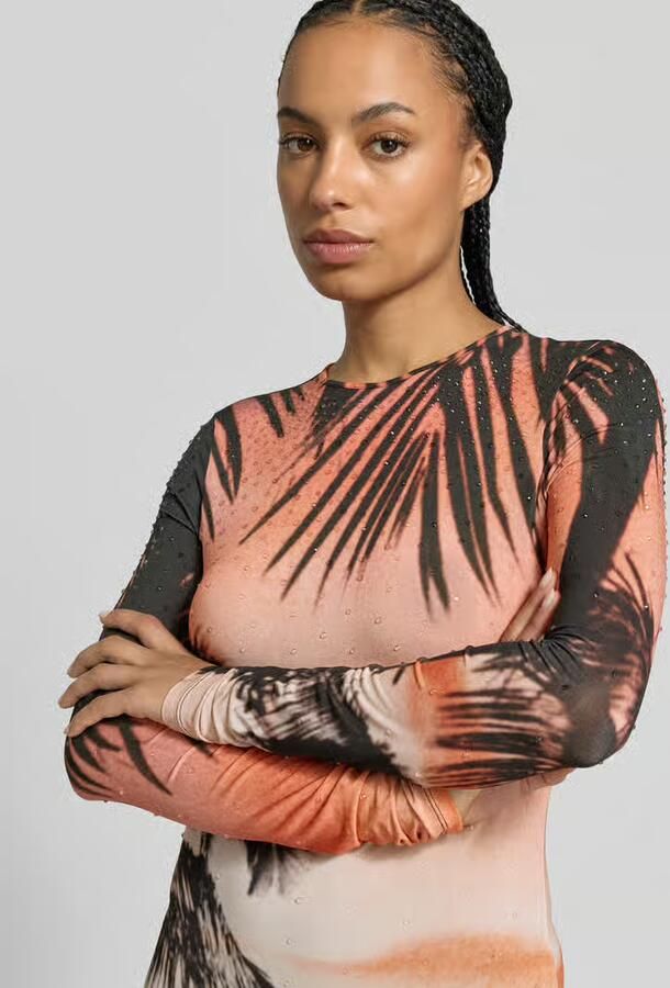 Rabanne Slim fit maxi-jurk van viscosemix - Foto 2