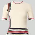 Rabanne Slim fit T-shirt in gebreide look
