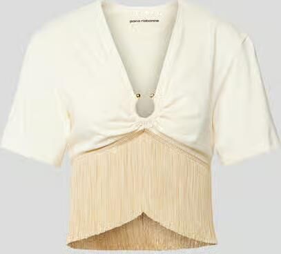 Rabanne T-shirt met asymmetrische zoom - Foto 2