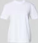 Rabanne T-shirt met geribde ronde hals