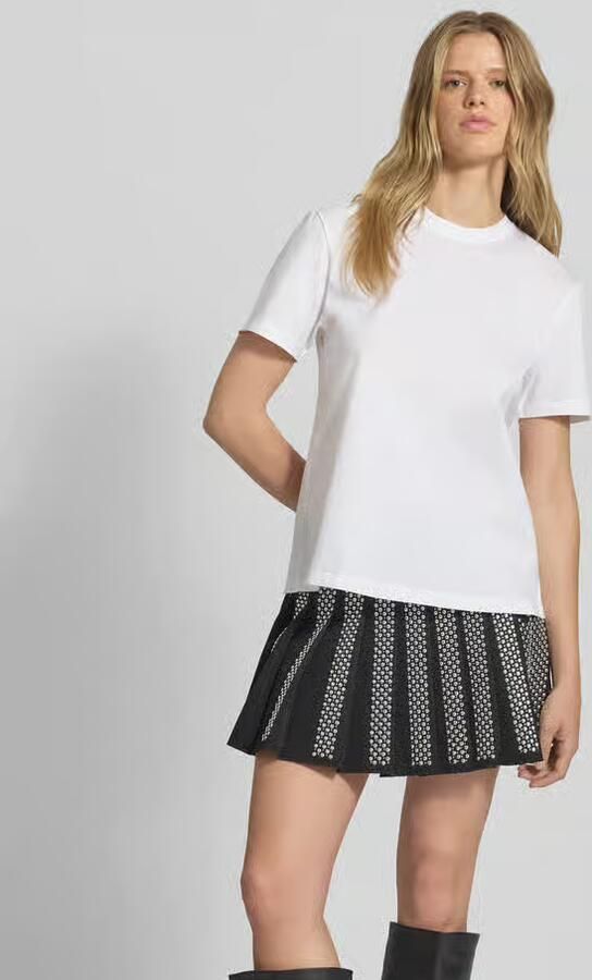 Rabanne T-shirt met geribde ronde hals - Foto 2