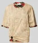 Rabanne T-shirt met labeldetail