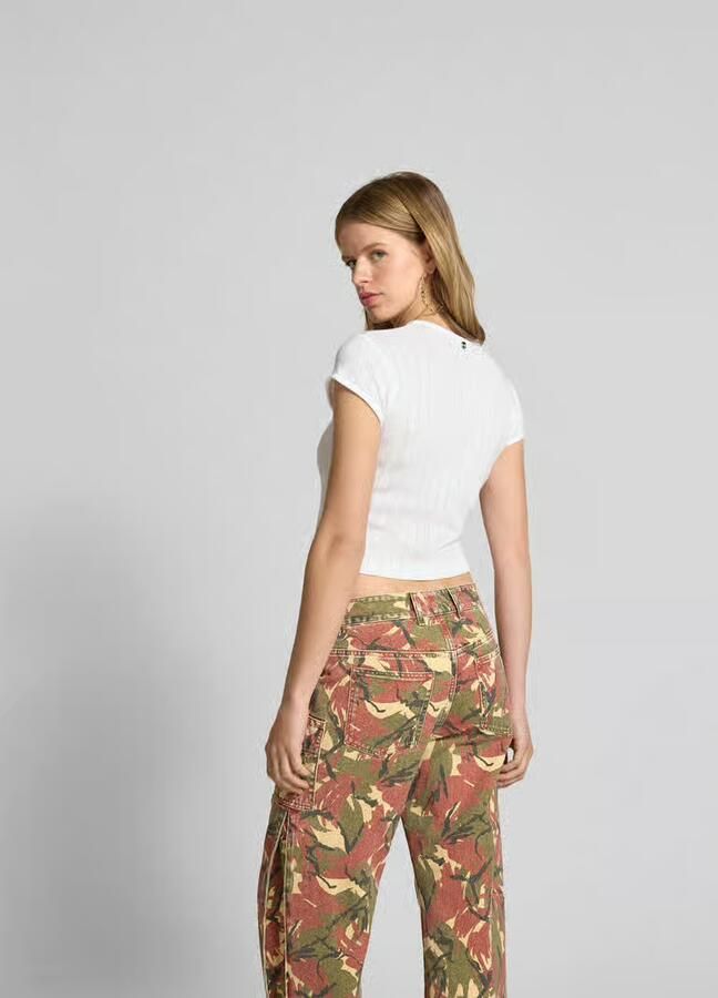 Rabanne T-shirt met labelprint - Foto 3