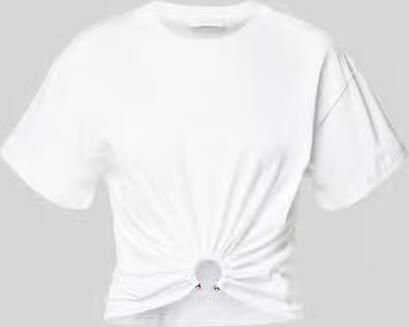 Rabanne T-shirt met plooien - Foto 2