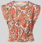 Rabanne T-shirt met rimpelingen