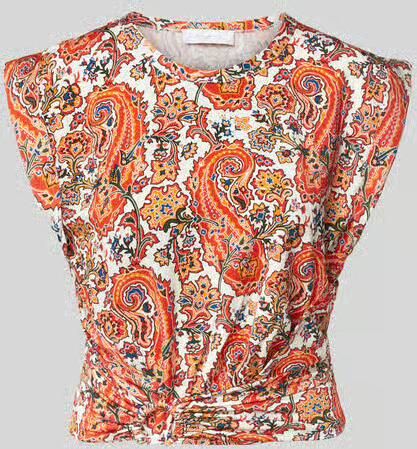 Rabanne T-shirt met rimpelingen - Foto 2