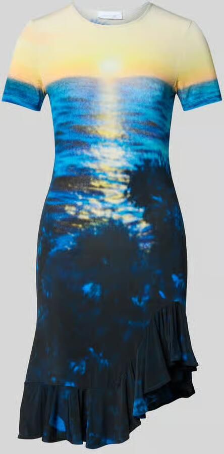 Rabanne t-shirtjurk van viscosemix
