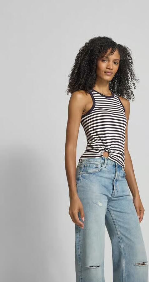 Rabanne Tanktop met ribboorden - Foto 3