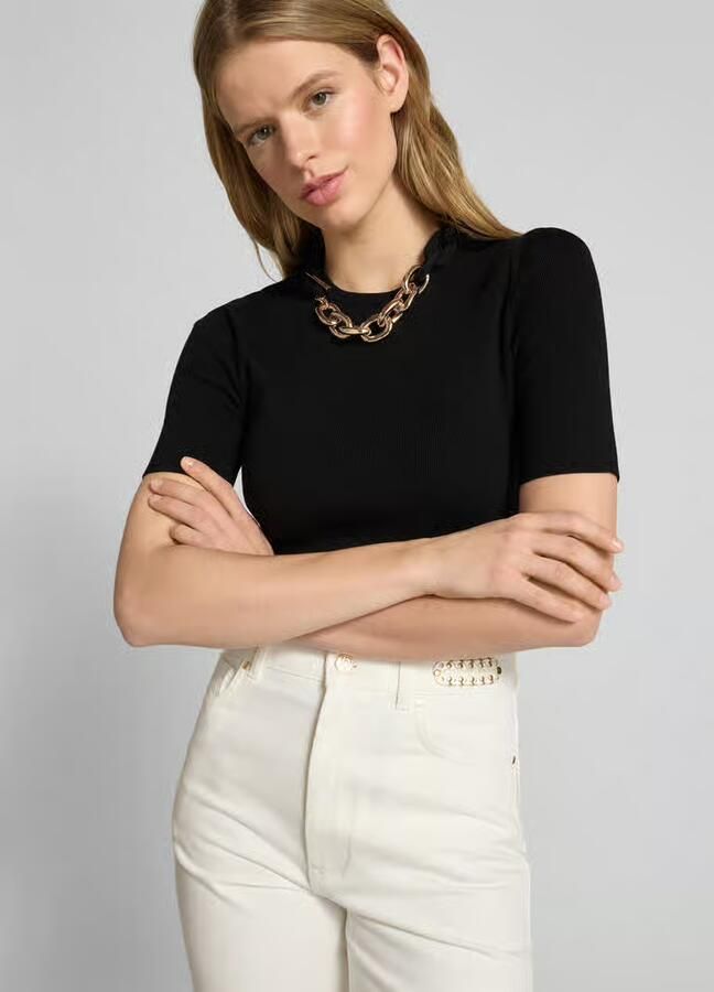 Rabanne Trui in gebreide look