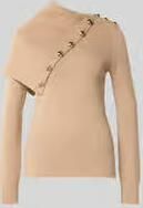 Rabanne Wollen pullover in gebreide look