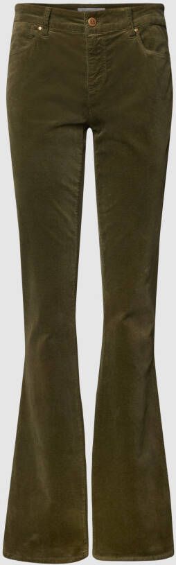 RAFFAELLO ROSSI Bootcut stoffen broek in 5-pocketmodel