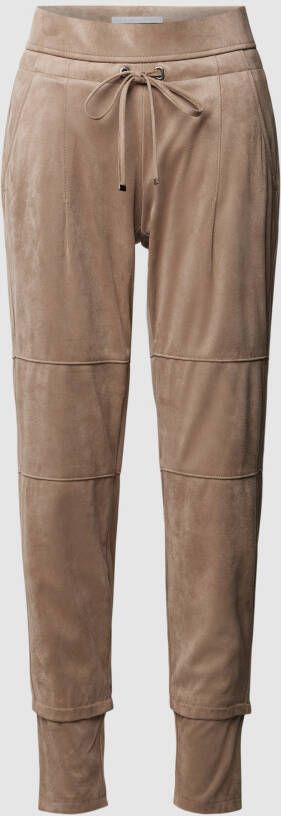 RAFFAELLO ROSSI Broek in leerlook model 'CANDICE'