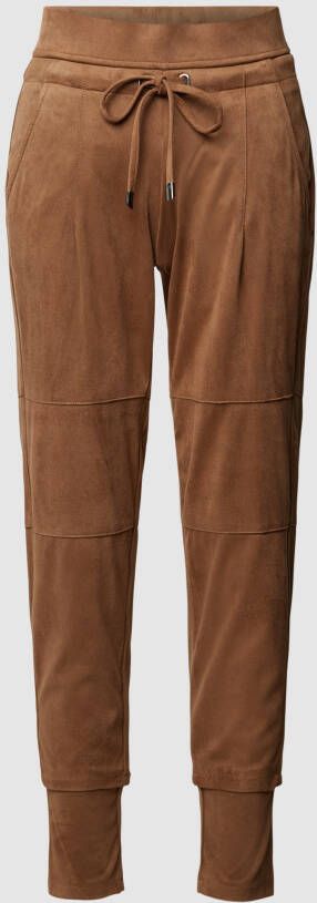 RAFFAELLO ROSSI Joggingbroek in suèdelook model 'CANDICE'