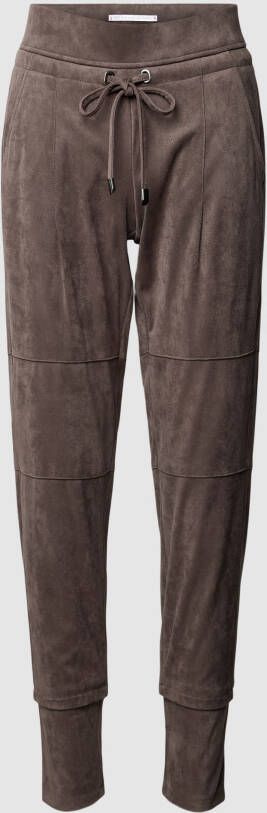 Raffaello Rossi Enkellange broek model Candice in jogg pant stijl beige