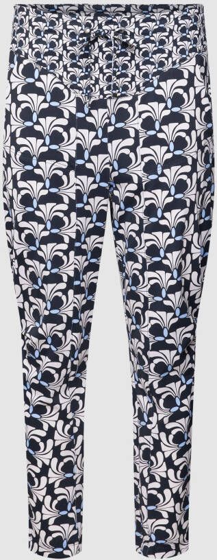 RAFFAELLO ROSSI Broek met all-over motief model 'GIRA'