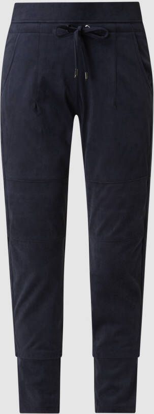 RAFFAELLO ROSSI Comfortbroek in suèdelook model 'Candice'