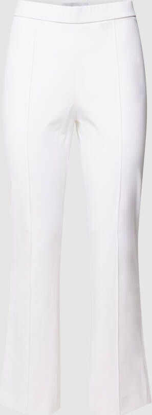 RAFFAELLO ROSSI Flared cut comfortbroek met siernaden model 'MACY'
