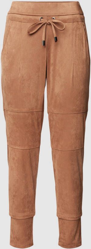RAFFAELLO ROSSI Joggingbroek in suèdelook model 'CANDICE'