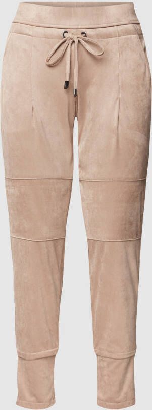 RAFFAELLO ROSSI Joggingbroek in suèdelook model 'CANDICE'