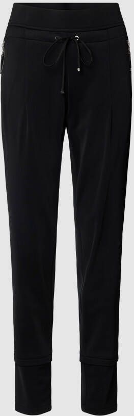 RAFFAELLO ROSSI Joggingbroek met ritszakken opzij model 'CANDY'