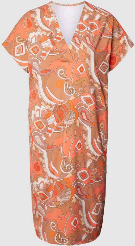 RAFFAELLO ROSSI Knielange jurk met all-over motief model 'Joyce'