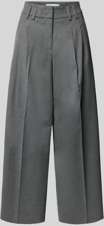 RAFFAELLO ROSSI Balloon fit stoffen broek met verkorte pasvorm model 'MAYLA' - Foto 2