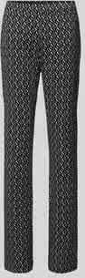 RAFFAELLO ROSSI Bootcut stoffen broek met elastische band model 'MACY'