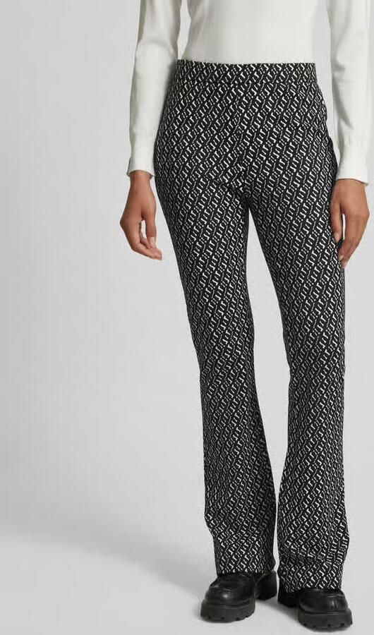 RAFFAELLO ROSSI Bootcut stoffen broek met elastische band model 'MACY' - Foto 3