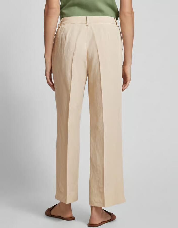 RAFFAELLO ROSSI Straight fit stoffen broek met structuurmotief model 'CANDICE' - Foto 2