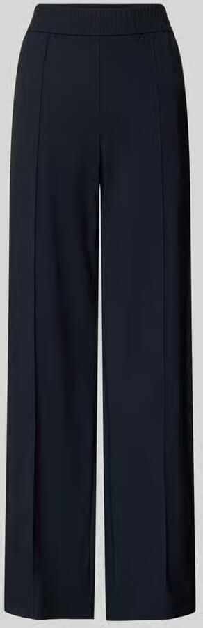 RAFFAELLO ROSSI Straight leg stoffen broek met vaste persplooien model 'COSMEA'