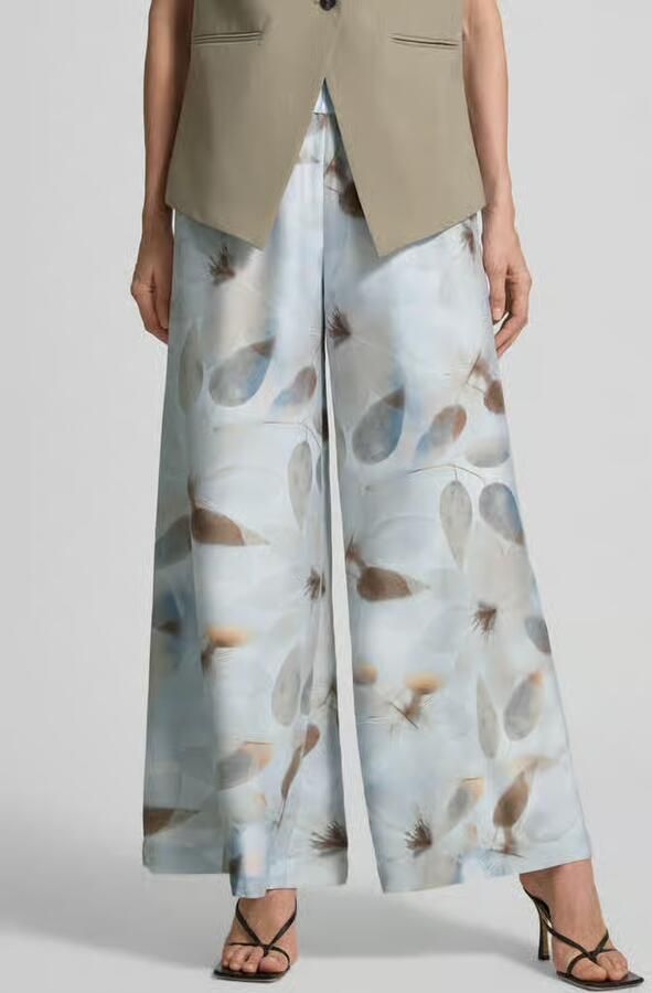 RAFFAELLO ROSSI Broek met elastische tailleband model 'HELENA' - Foto 3