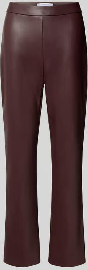 RAFFAELLO ROSSI Flared bootcut broek in leerlook model 'MACY' - Foto 2