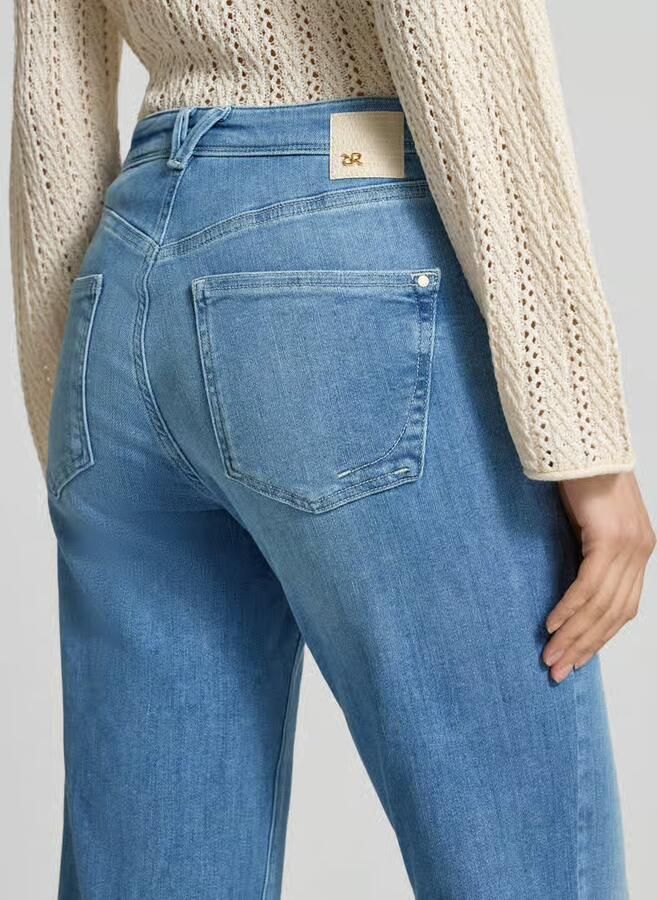 RAFFAELLO ROSSI flared fit jeans van katoenmix model 'NELLA'