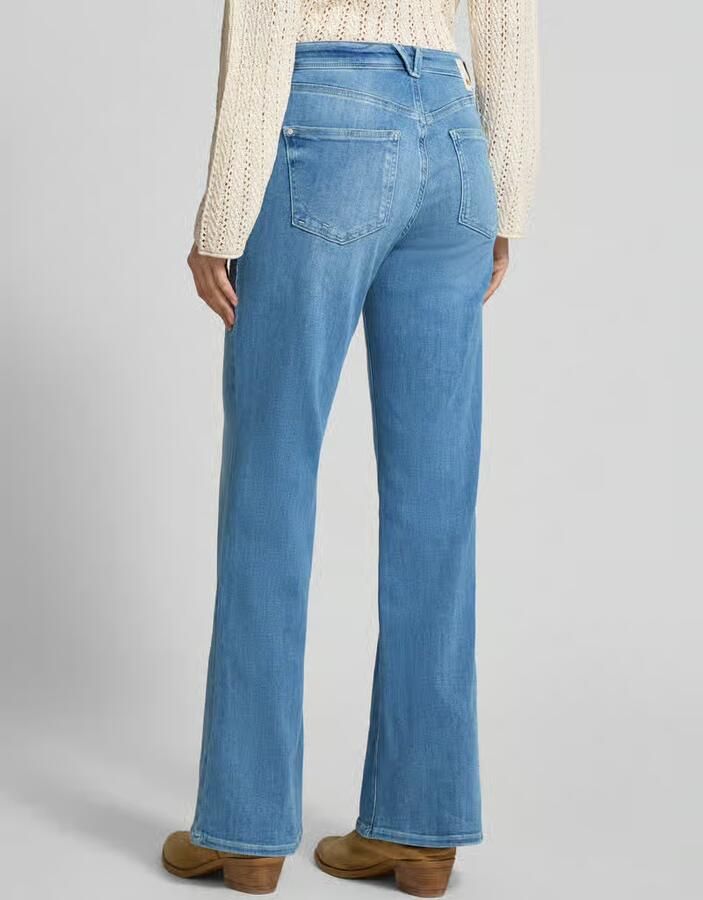RAFFAELLO ROSSI flared fit jeans van katoenmix model 'NELLA'