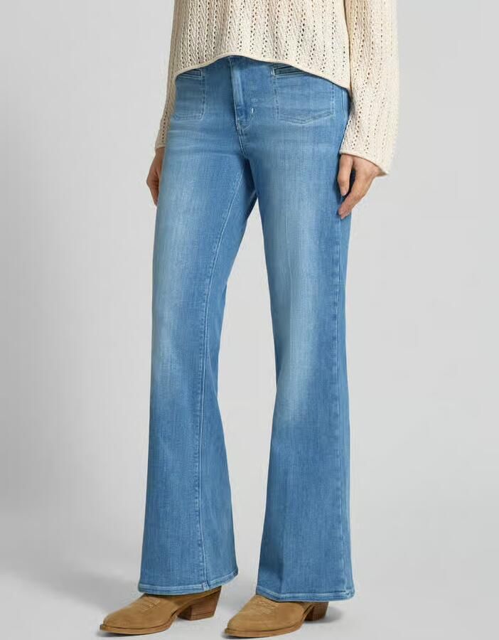 RAFFAELLO ROSSI flared fit jeans van katoenmix model 'NELLA' - Foto 2