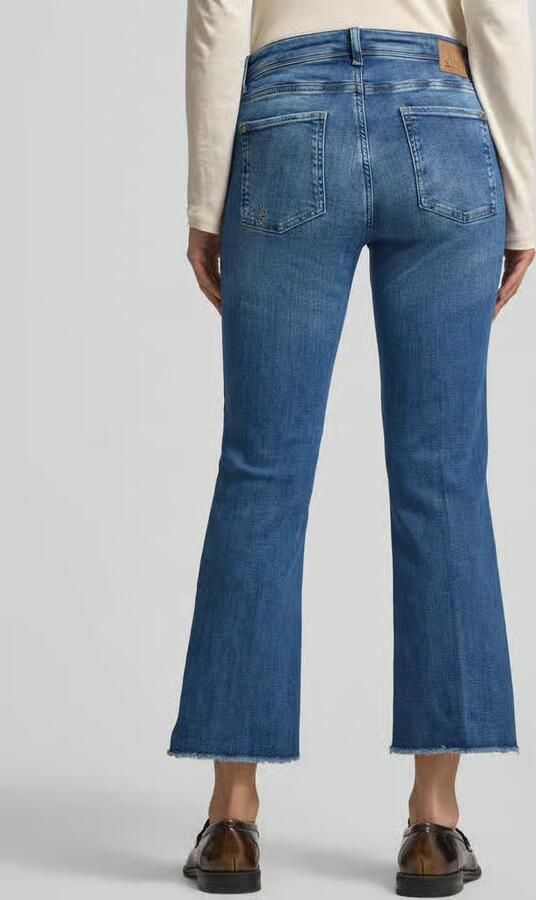 RAFFAELLO ROSSI Flared jeans met franjes model 'VIC'