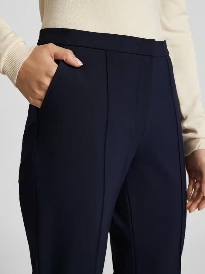 RAFFAELLO ROSSI Flared stoffen broek met siernaden en viscoe model 'DORO' - Foto 2