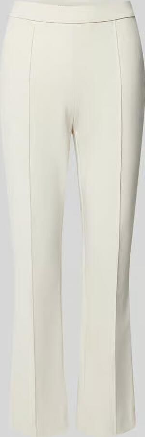 RAFFAELLO ROSSI Flared stoffen broek met verkort model 'MACY'
