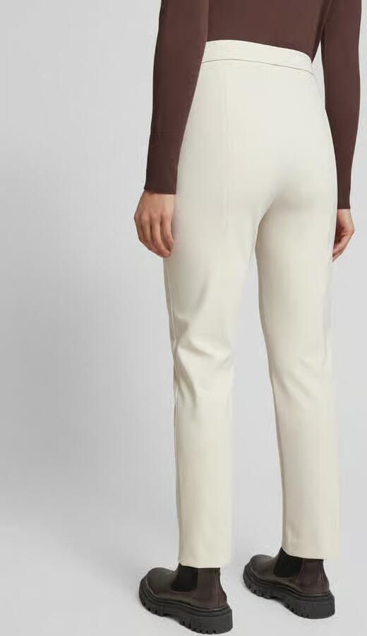 RAFFAELLO ROSSI Flared stoffen broek met verkort model 'MACY' - Foto 3