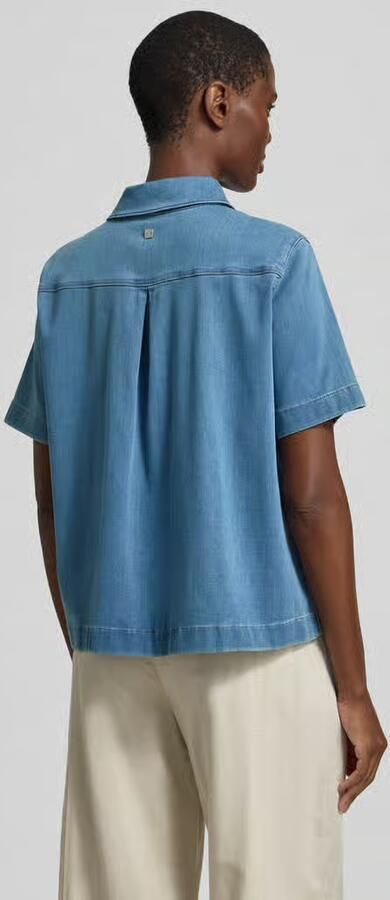RAFFAELLO ROSSI jeansblouse met borstzak model 'GIULETTE' - Foto 3